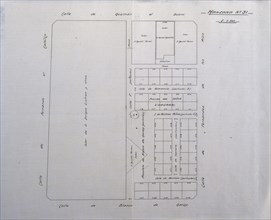 PLANO CALLES DESAPARECIDAS ENTRE LA CUERDA Y FRANCISCO RIOS
MADRID, ARCHIVO HISTORICO