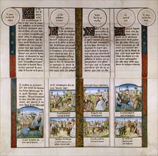 LIBRO DE LAS CRUZADAS - PRIMERA CRUZADA -  MANUSCRITO S XV
VIENA, BIBLIOTECA