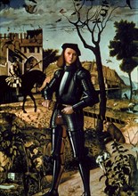 CARPACCIO VITTORE 1455/1526
R-CABALLERO DESCONOCIDO (1510)-POSIBLE FRANCESCO MªDELLA ROVERE-DQUE