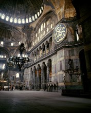 INTERIOR
ESTAMBUL, MEZQUITA SANTA SOFIA
TURQUIA