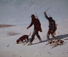 Courbet, Poachers in the Snow