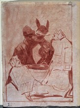 Goya, Caprice 50 - Les chinchillas - Critique de la noblesse