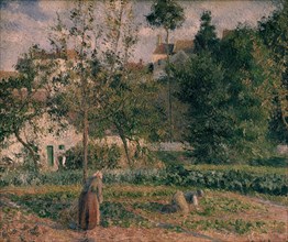 Pissarro, Jardin potager à l'Hermitage, Pontoise