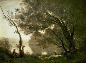 COROT CAMILE 1796/1875
RECUERDO DE MONTE FONTAINE
PARIS, MUSEO LOUVRE-INTERIOR
FRANCIA