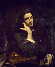 Courbet, L'homme à la ceinture de cuir, portrait de l'artiste