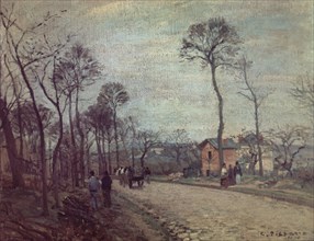 Pissarro, La route de Louveciennes
