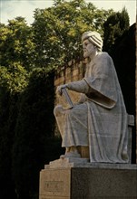 Monument raised in memory of Averroes (1126-1198)