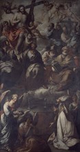 HERRERA EL VIEJO FRANCISCO 1590/1655
VISION DE S BASILIO
SEVILLA, MUSEO BELLAS ARTES - CONVENTO