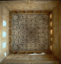 VISTA DE LA CUPULA DE MOCARABES-ARQUITECTURA NAZARI-S XIV
GRANADA, ALHAMBRA-SALA DE LOS