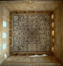 VISTA DE LA CUPULA DE MOCARABES-ARQUITECTURA NAZARI-S XIV
GRANADA, ALHAMBRA-SALA DE LOS