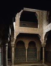 VISTA DE LA SALA Y BAÑOS REALES-S XIV ARQUITECTURA HISPANOMUSULMANA-EPOCA NAZARI-YUSUF I
GRANADA,