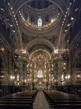 INTERIOR HACIA LA CABECERA - BARROCO S XVIII - ANTIGUO HOSPITAL
GRANADA, IGLESIA DE SAN JUAN DE