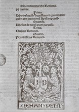 LLULL RAMON O LULIO RAIMUNDO 1232/1316
BEATISIMA VIRGEN MARIA-EDICION DE 1499-LITERATURA MEDIEVAL