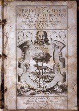 FUEROS DE VIZCAYA - 1643 - PRIVILEGIOS FRANQUEZAS Y LIBERTADES DE LOS CABALLEROS SEL SEÑORIO DE
