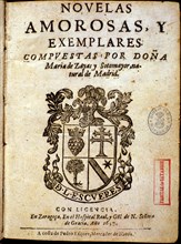ZAYAS MARIA
NOVELAS EJEMPLARES Y AMOROSAS
MADRID, BIBLIOTECA NACIONAL RAROS
MADRID

This image