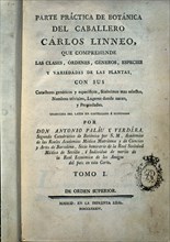 LINNEO CARLOS1707/78
LIBRO DE BOTANICA- 1784
MADRID, BIBLIOTECA NACIONAL RAROS
MADRID
