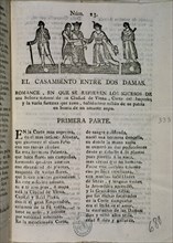 ROMANCE-CASAMIENTO ENTRE DOS DAMAS
MADRID, BIBLIOTECA NACIONAL
MADRID