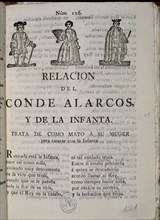 MILANES J JACINTO 1814/63
ROMANCE DEL CONDE DE ALARCOS- RELACION DEL CONDE ALARCOS Y LA