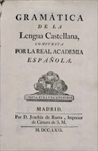 GRAMATICA DE LA LENGUA CASTELLANA 1771
MADRID, BIBLIOTECA NACIONAL
MADRID

This image is not