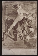 Goya, Caprice - Sorcières volantes
