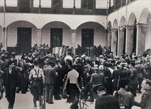 Attacking the Cuartel de la Montaña, 1936