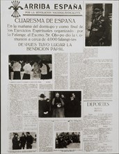 Journal "Arriba España " de Pampelune