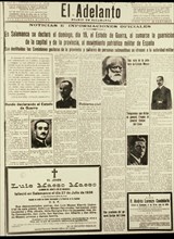 El Adelantado Newspaper (Salamanca newspaper dated July 28th 1936)