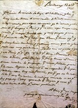 Goya, Lettre de Goya à son fils Javier, depuis Bordeaux