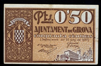 Papier-monnaie émis par les Conseils Municipaux