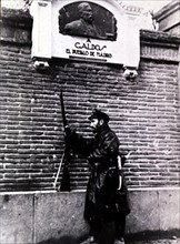 Militiaman from Madrid in Winter