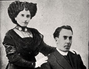 Antonio Machado et Leonor Izquierdo