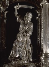 ARFE JUAN DE 1535/1603
CUSTODIA PLATA S XVI DET SACRIFICIO ISAAC
AVILA, CATEDRAL MUSEO
AVILA