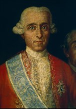 Goya, José Moñino y Redondo, comte de Floridablanca, détail