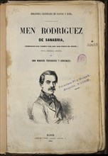 FERNANDEZ GONZALEZ M
MEN RODRIGUEZ DE SANABRIA 1853
MADRID, BIBLIOTECA NACIONAL
MADRID