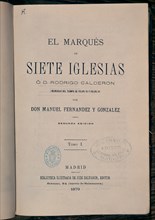 FERNANDEZ GONZALEZ M
EL MARQUES DE SIETE IGLESIAS PORTADA
MADRID, BIBLIOTECA