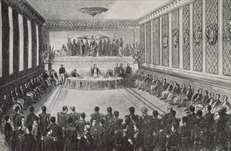 SESION CONGRESO DE LA CONFEDERACION DEL SUR 1865
LIMA, INTERIOR
PERU

This image is not