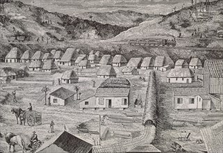 ILUSTRACION 1884 PRIMER INTENTO CANAL PANAMA
MADRID, BIBLIOTECA NACIONAL
MADRID