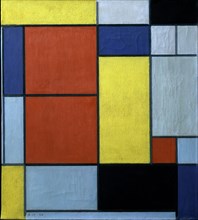 Mondrian, Painting II, composition