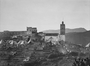 FACIO E
SERRALLO EN CEUTA DURANTE LA CAMPAÑA DE AFRICA - 1860
MADRID, PALACIO