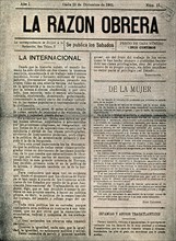 LA RAZON OBRERA LA INTERNACIONAL: ARTICULO DE BAKUNIN
MADRID, HEMEROTECA MUNICIPAL
MADRID

This