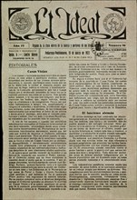 PERIODICO SOCIALISTA"EL IDEAL"MARZO 1933-ARTICULOS:  SUCESOS DE CASAS VIEJAS Y FASCISMO