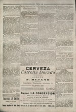 PERIODICO "PUEBLO"CADIZ 23/3/1933 ARTICULO DE ACTO FEMINISTA Y ANUNCIO DE CERVEZA
MADRID,