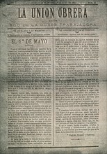 UNION OBRERA 1900 EL PRIMERO DE MAYO
MADRID, HEMEROTECA MUNICIPAL
MADRID