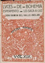 VALLE INCLAN RAMON 1866-1936
LUCES DE BOHEMIA 4/17606
MADRID, BIBLIOTECA NACIONAL
MADRID