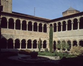 Cloister of the Santa Maria monastery in Ripoll