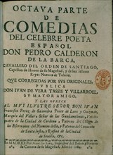 CALDERON DE LA BARCA P 1600-81
PORTADILLA DEL MEDICO DE SU HONRA 2 PARTE
MADRID, BIBLIOTECA