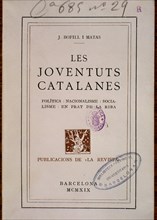 BOFILL I MATAS
LES JOVENTUTS CATALANES 1910 V-C-685-29
MADRID, BIBLIOTECA NACIONAL