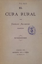 ALVAREZ BASILIO
EL CURA RURAL   1904
MADRID, BIBLIOTECA NACIONAL
MADRID

This image is not