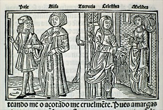 LA CELESTINA GRABADO EN BURGOS 1499
MADRID, BIBLIOTECA NACIONAL RAROS
MADRID