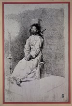 Goya, The Garrotted man